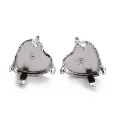 Non-Tarnish 304 Stainless Steel Stud Earring Settings