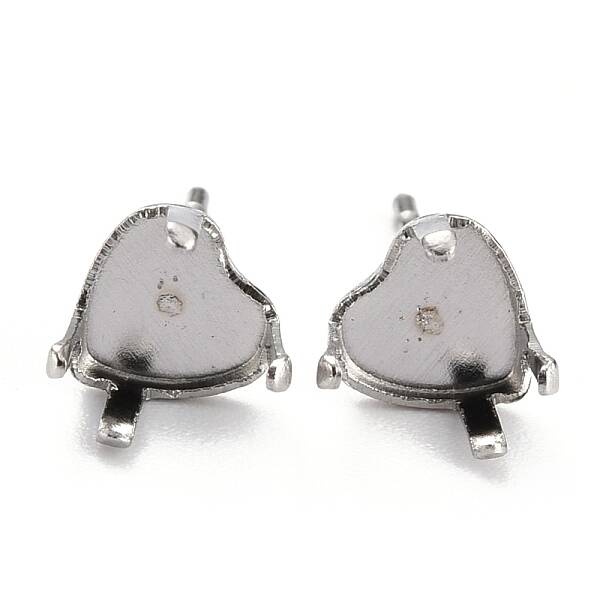 Non-Tarnish 304 Stainless Steel Stud Earring Settings