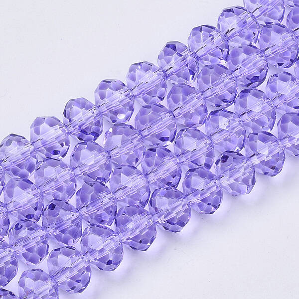 Baking Paint Glass Beads Strands