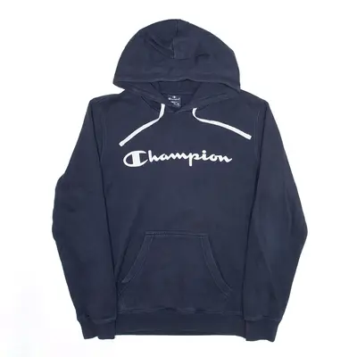 CHAMPION Sports Blue Pullover Hoodie Mens S