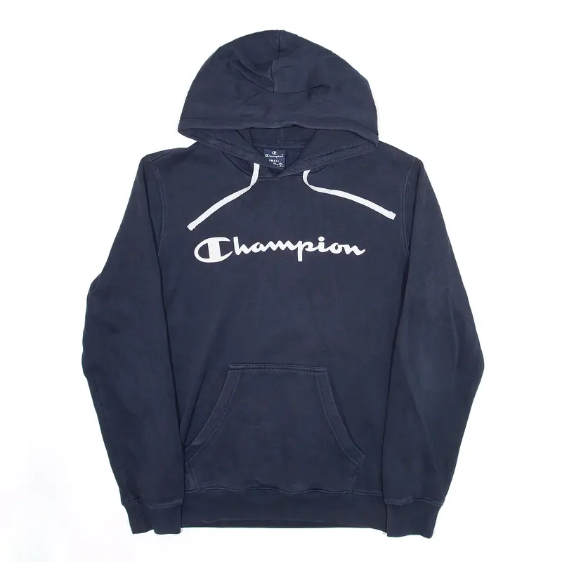 CHAMPION Sports Blue Pullover Hoodie Mens S
