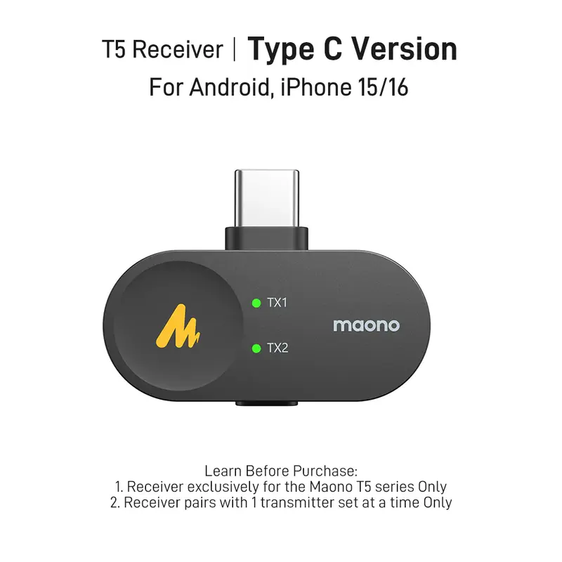 Maono T5 Wireless Microphone