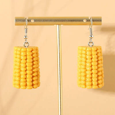 Alloy Food Model Dangle Earrings
