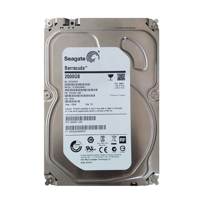 662623-002 HP 2TB 6Gb/s SATA 7200 3.5-inch 64MB Hard Drive