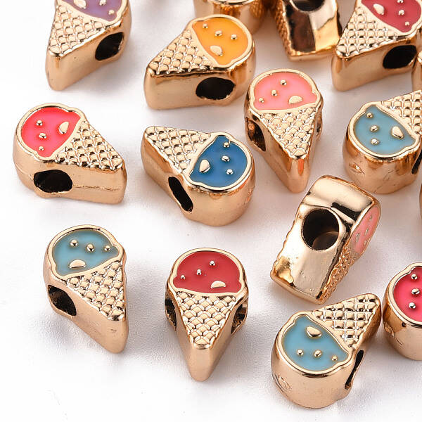 UV Plating Acrylic European Beads