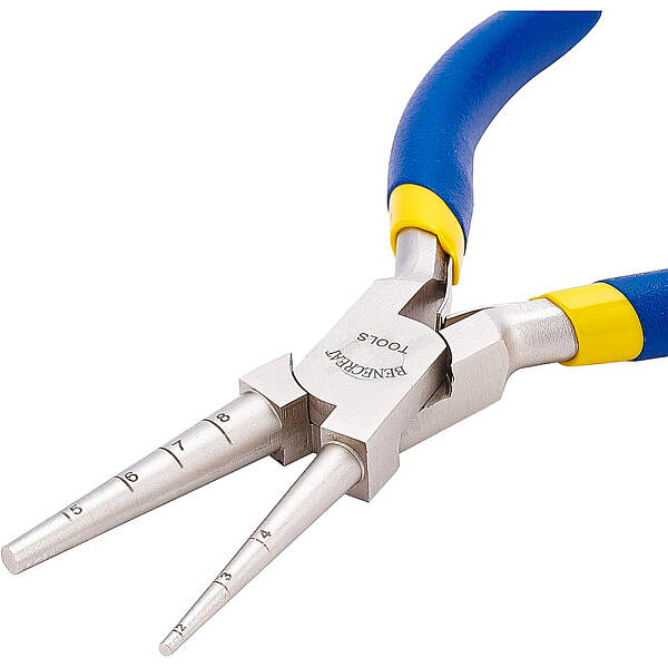 BENECREAT Wire Looping Pliers Bail Making Rite Pliers (2-8mm Loops) for Beading Jewelry Making and Wire Forming