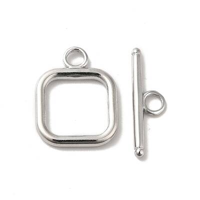 Non-Tarnish 304 Stainless Steel Toggle Clasps