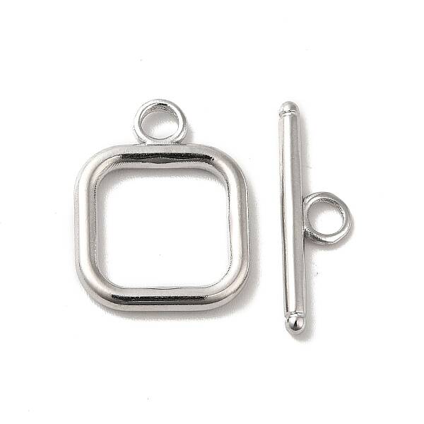 Non-Tarnish 304 Stainless Steel Toggle Clasps