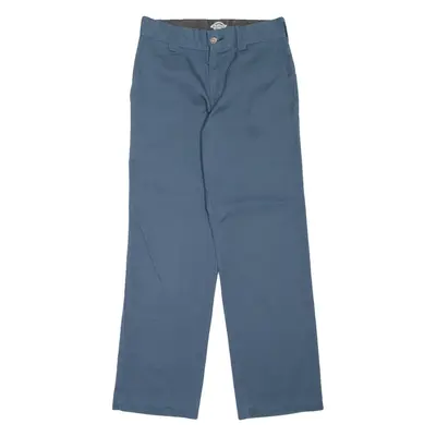 DICKIES Skateboarding Mens Trousers Blue Regular Straight W29 L30