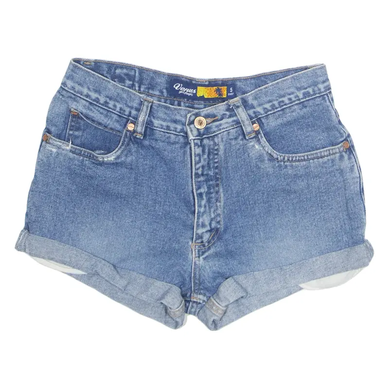 VENUS GIRL TRAP Womens Denim Shorts Blue S W28