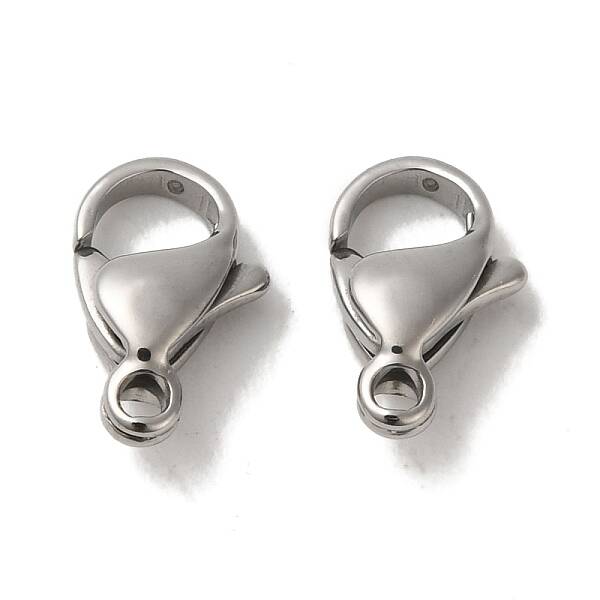 Tarnish Resistant 304 Stainless Steel Lobster Claw Clasps