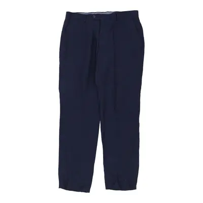 Tommy Hilfiger Trousers - 36W 32L Navy Cotton Blend
