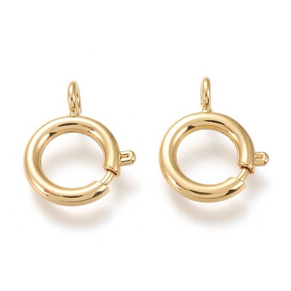 Brass Spring Ring Clasps
