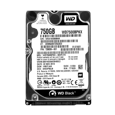 726839-001 HP 750GB 7200RPM SATA 6Gb/s 16MB Cache SFF 2.5-inch Hard Drive