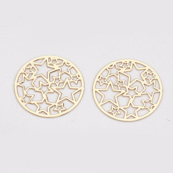 Brass Filigree Joiners Links