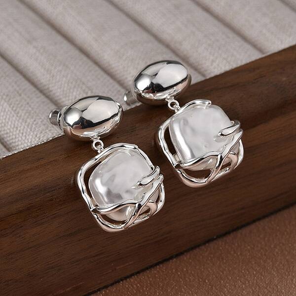 Brass Dangle Earring