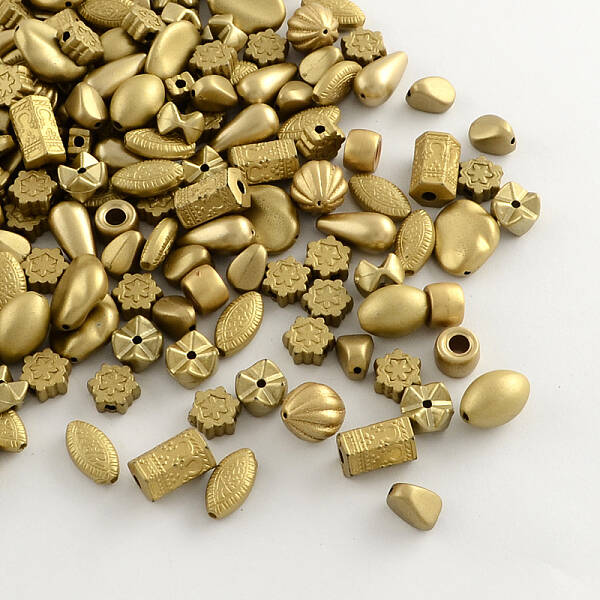 Plated Acrylic Beads
