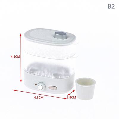 1:12 Dollhouse Miniature Microwave Steamer Bread Cabinet