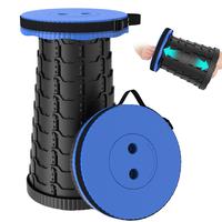 Upgraded Collapsible Telescoping Stool – Portable Folding Seat, 400lbs Weight Capacity, Ideal for Outdoor Activities like P...