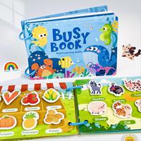 Farm Animal Theme Sticker Packs Sticker Decals Busy Book, 1 Count Early Education Learning Toy, Educational Toy for Kids, Lea...