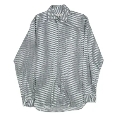 REISS Mens Shirt Grey Long Sleeve M