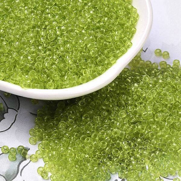 Transparent Colours Glass Round Seed Beads