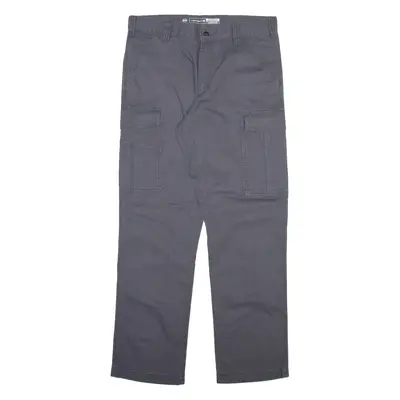 CARHARTT Cargo Mens Trousers Grey Relaxed Straight W33 L32