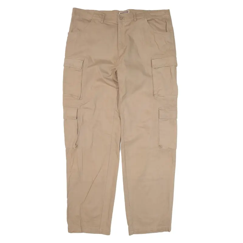 ADVENTURE Cargo Trousers Beige Relaxed Straight Mens W37 L32