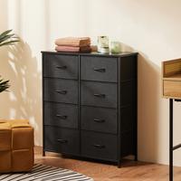 Sweet Furniture F Dresser - Fabric Storage Tower with 8 Drawers, Bedroom Drawer Dresser Organizer, Chest of Drawers with Fabr...