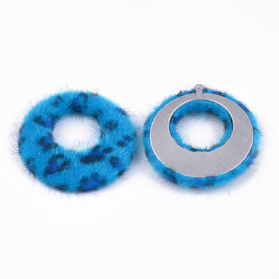 Faux Mohair Pendants