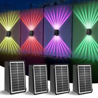 Solar Powered Wall Lights Up and Down IP65 Waterproof LED Light with Auto Dusk to Dawn Glow Design for Garden Decorative Ligh...