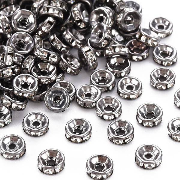 Iron Grade A Crystal Rhinestone Spacer Beads