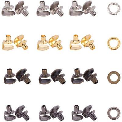 Brass Boots Hook Eyelet Buckles