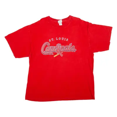 LEE Mens T-Shirt Red XL