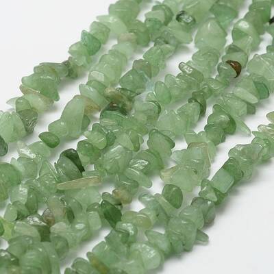 Natural Green Aventurine Beads Strands