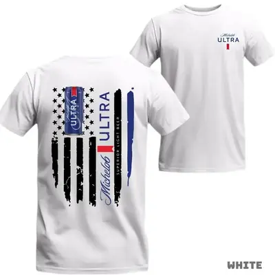 T-Shirt – Bold American Flag Design & Beer Can Graphic, Perfect for Beer Enthusiasts, Great for Casual Outings, Comfortable...