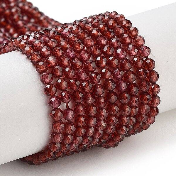 Natural Garnet Beads Strands