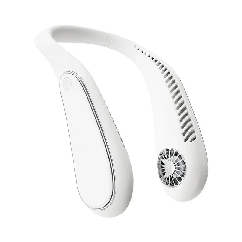 Portable Mini Electric Fan USB Charging Leafless Fan | Color: White | Electrical outlet: USB