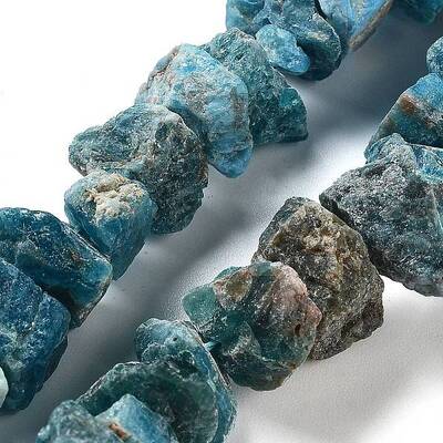 Raw Rough Natural Apatite Beads Strands