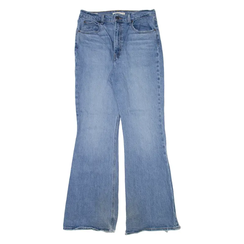 LEVI'S Big E Womens Jeans Blue Regular Flared Stone Wash W31 L34