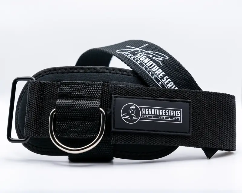Jay Cutler Signature Series D Ring Lifting Straps - Maximum Support, Padded Back, Thick Strap for Superior Grip, Durable & Re...