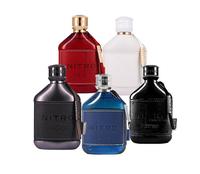 Dumont Nitro Red + Nitro White + Nitro Intense + Nitro Blue + Nitro Platinum Bundle 3.4 Oz EDP (Per Bottle)