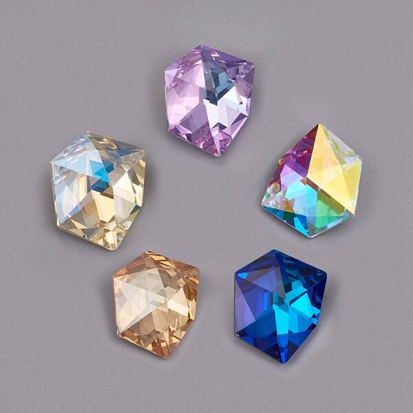 Pointed Back K9 Glass Rhinestone Cabochons