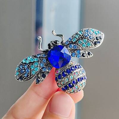Alloy Rhinestone Brooch for Backpack Clothes