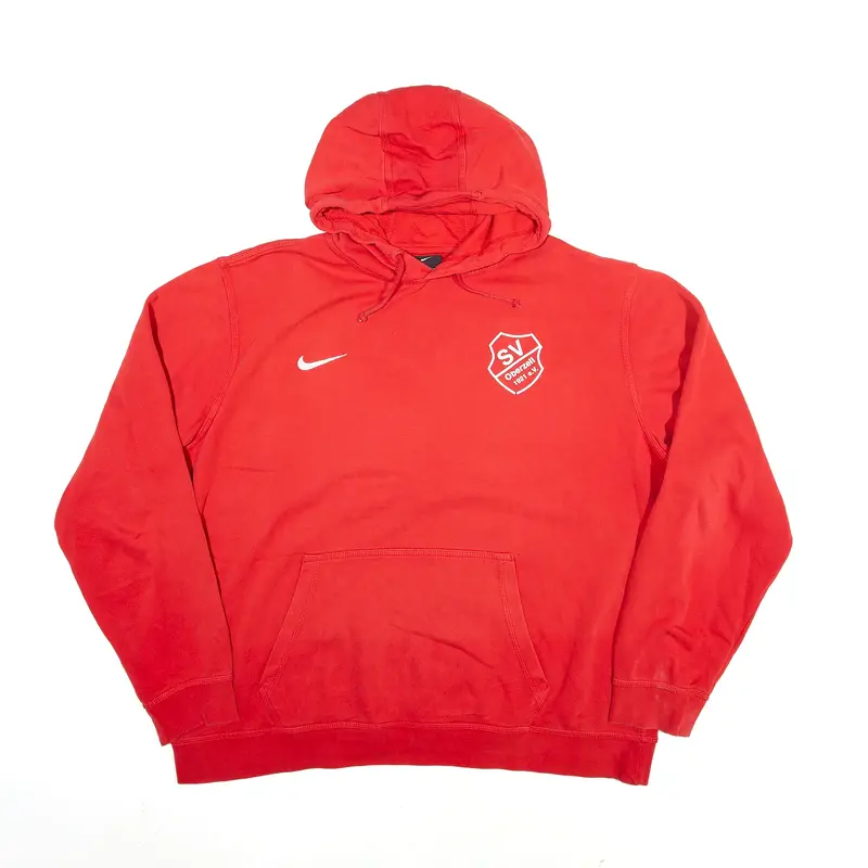 NIKE Sv Oberzell Football Red Hoodie 2XL