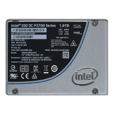 Intel SSDPE2MD016T4 | DC P3700 1.6TB Multi-Level Cell PCI Express 3.0 x4 U.2 2.5-Inch Solid State Drive