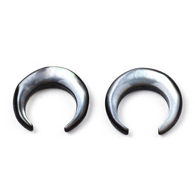 Natural Black Lip Shell Beads