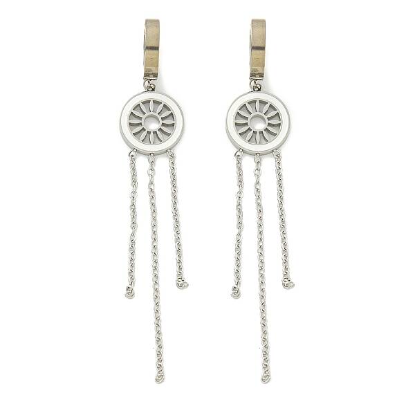 304 Stainless Steel Hoop Earrings
