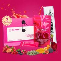 Natener Green Awake Portable Beverage - Superfruit Extract, Vitamin Complex, Green Coffee Bean & Turmeric - Boosted Hydration...