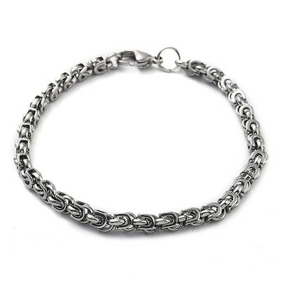Non-Tarnish 201 Stainless Steel Rope Chain Bracelet